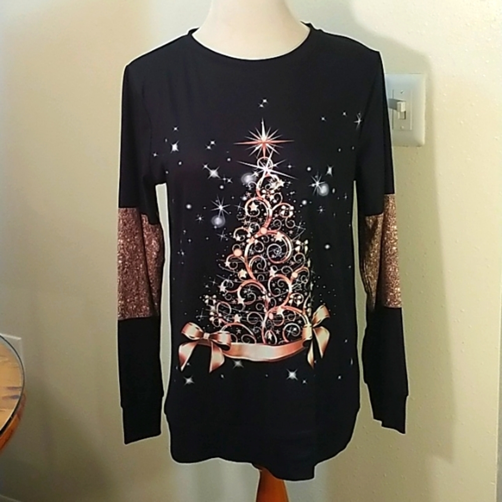 Vintage Christmas sweatshirt/ shirt sizeM